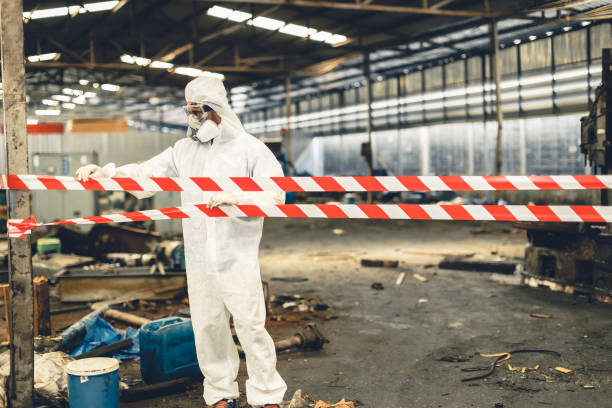 Professional Biohazard technician working in Madison, GA